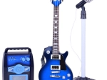Electric Guitar with Microphone and Amplifier for Kids Karaoke