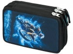 BAAGL School Pencil Case Three-Tier Motorcycle