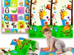 Humbi beidseitige faltbare XPE-Schaumspielmatte 200 × 180 × 1 cm