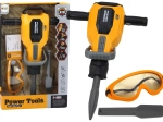 Toy Jackhammer with Interchangeable Tip and Safety Glasses