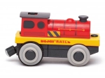 Elektrische Lokomotive Bigjigs Rail Roter Kraftprotz