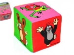 Textiele kubus Krtek 10 cm