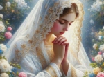 Diamond Painting Praying Virgin Mary 30x40 cm