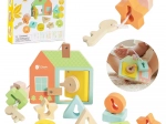 Classic World Montessori Wooden Beading Keys and Doors 11 pcs