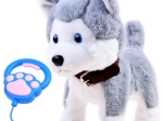 Interaktiver Plüsch-Husky mit Schlaufe und Geräuschen