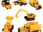 Bauset mit 6 Baufahrzeugen