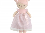 Plush Doll Niza 36 cm with Cradle