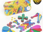Clixo Rainbow jeu de construction magnétique 42 pcs