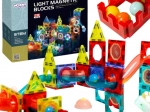 Magnetic Building Set with Marble Run 77 pcs