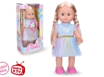 Eliška gehende Puppe 41 cm im blauen Kleid