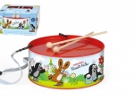 Trommel Der Kleine Maulwurf 20 cm mit Stöcken