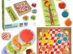 Woopie Green Eichhörnchen im Obstgarten – kooperatives Familienspiel aus Holz