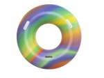 BESTWAY Rainbow Inflatable Swim Ring 119 cm