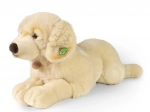 Pluchen retriever hond liggend 60 cm ECO-FRIENDLY
