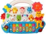 Interactive kids' piano with animal sounds