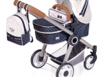 poussette pliable pour poupées 3 en 1 avec sac à dos top collection 70 cm