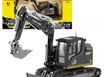 Metall-Kettenbagger mit Frontschild HUINA 1:50 schwarz