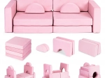 Klappbares modulares Kindersofa für 2 Kinder, 10 Kissen ECOTOYS