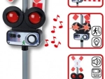 Railroad barriers with lights and sound for children