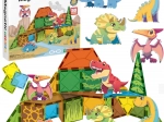 Jeu de construction magnétique 7,5 cm dinosaures 30 pcs WOOPIE