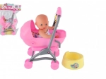 Ensemble de jeu Poussette avec bébé