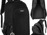 schwarzer Rucksack 45 l KRUZZEL