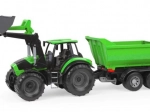 LENA WORXX tractor Deutz-Fahr met aanhanger en laadschop