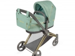 Opvouwbare 3-in-1 poppenwagen met tas CAPRICCIO, 73 cm