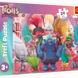 Puzzle maxi 24 pièces – dans le monde des TROLLS
