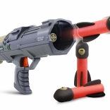 Lance-roquettes Huntsman Big Bullet avec 3 projectiles en mousse 37 cm