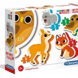 Clementoni My First Puzzle Forest Animals 4-in-1