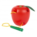 houten rijgspeelgoed Appel