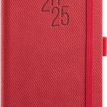 Notique pocket diary Diamante 2025 red 9 × 15.5 cm