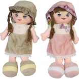 Cloth Doll with Flower 40 cm