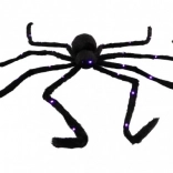 Large plush spider with light 125 cm
