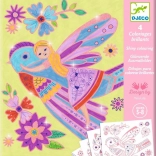 Djeco Sparkling Coloring Pages Fairies