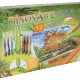 DinosArt set de coloriage aérographe