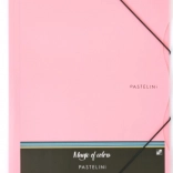 Map met elastiek A4 PASTELINI roze