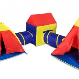 kids 5-in-1 play set of tents with tunnels IPLAY