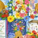 Puzzel Bijen en Bijenkorven 1000 stukjes BLUEBIRD