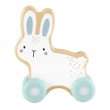 FISHER-PRICE Wooden Bunny on Wheels