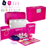 Casdon DYSON kids’ vanity 2-in-1 case with light and hair accessories