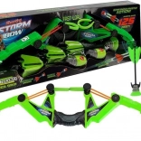 Kids’ sport bow with 3 arrows, green 58 cm