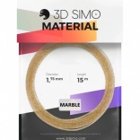 Filament Marble Pro für 3D‑Stifte und 3D‑Druck – Gold, 1,75 mm, 15 m
