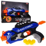 Spring-powered toy blaster for kids 8+ BLAZE STORM with foam balls