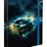 Baagl chemise pour cahiers scolaires A5 voiture de course