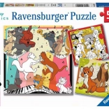 Ravensburger puzzel Disney Classics: dieren in een goed humeur 3×49 stukjes