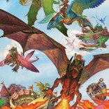 Family Puzzle Dragon Squadron 350 Pieces COBBLE HILL