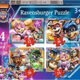 Ravensburger puzzel Paw Patrol De Machtige Film 4-in-1 (12–24 stukjes)