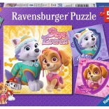 Ravensburger puzzel Paw Patrol – Skye en Everest 3×49 stukjes